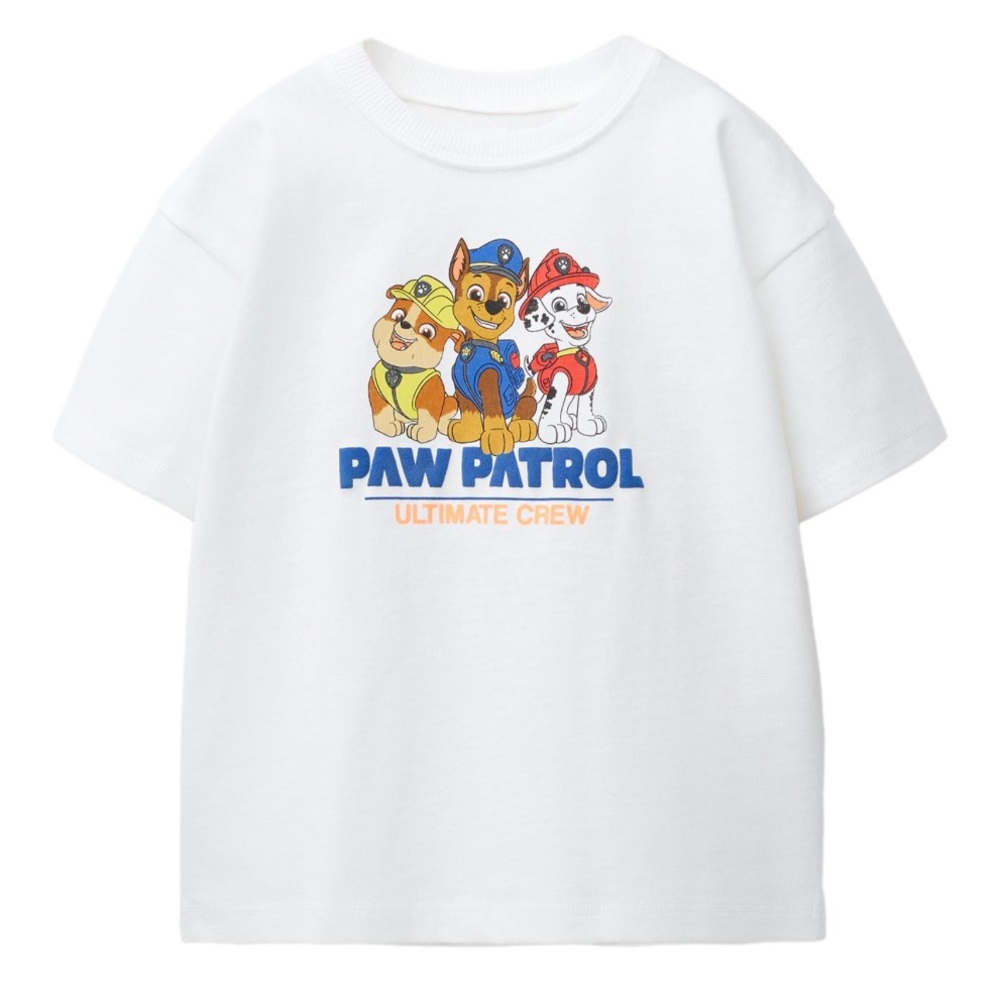 Zara White Paw Patrol Short Sleeve Tee - Picture 2 of 2